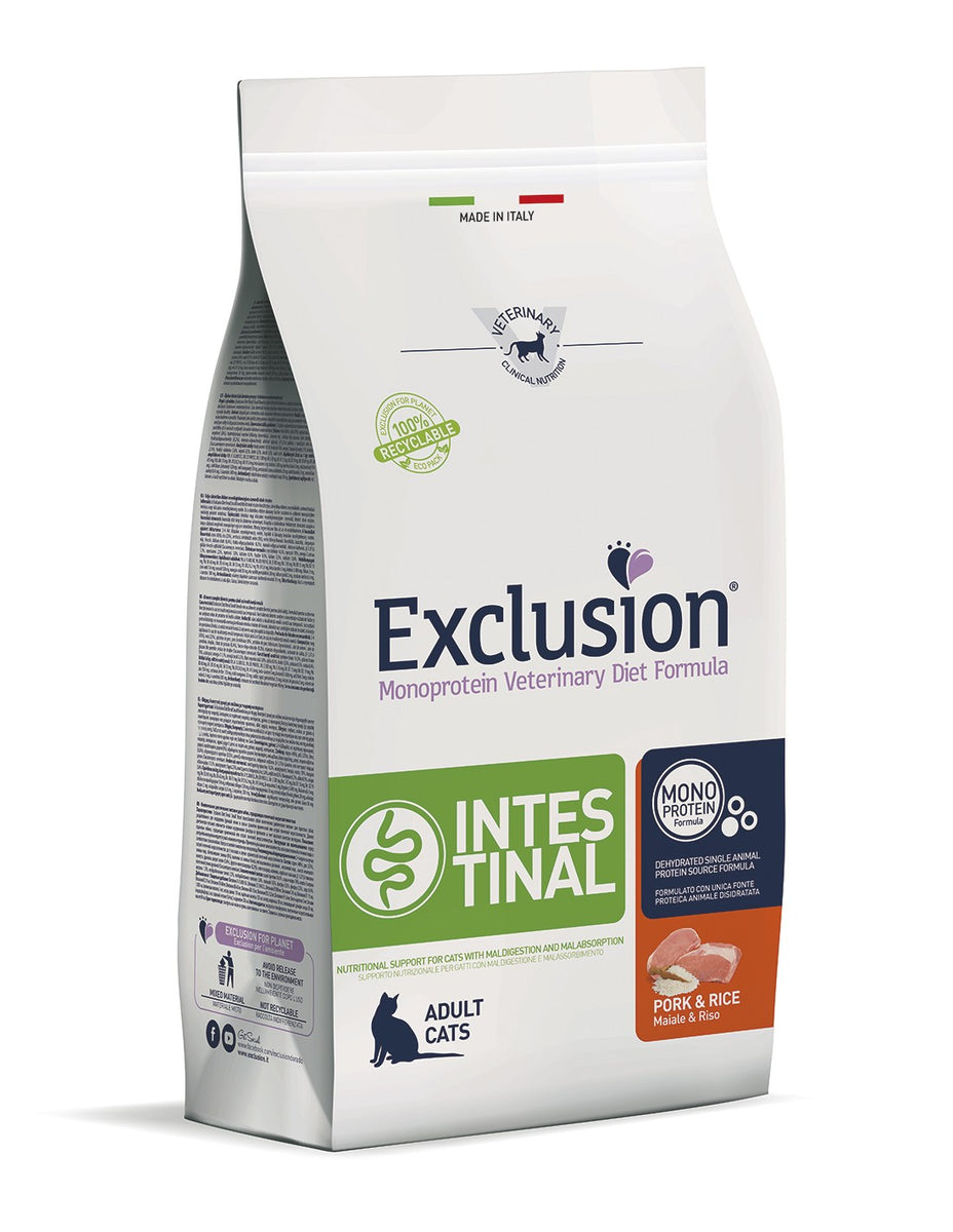 EXCLUSION INTESTINAL Maiale e Riso lattina 200g