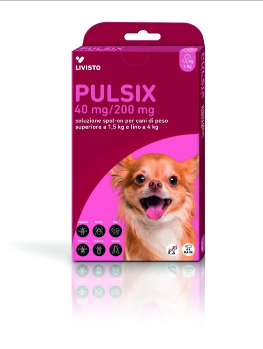 Pulsix 4 pipette cane da 1,5-4kg scadenza 07-2026