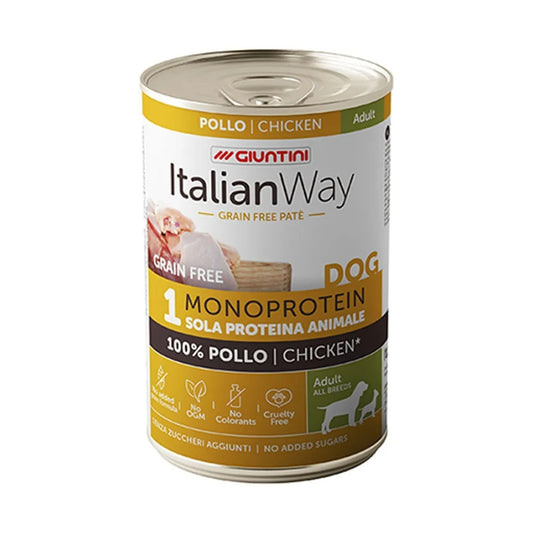 ItalianWay 12 scatolette 100% monoproteiche pollo