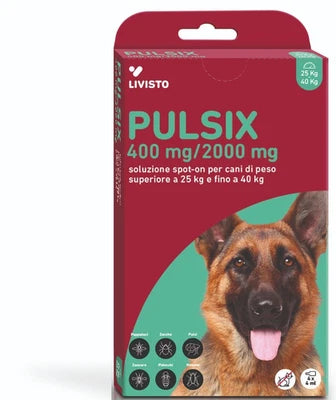 Pulsix 4 pipette cane da 25-40kg scadenza 07-2026