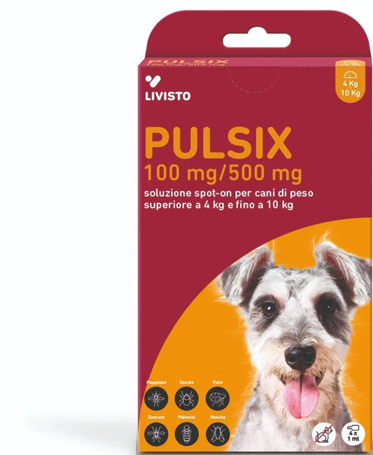 Pulsix 4 pipette cane da 4-10kg scadenza 07-2026