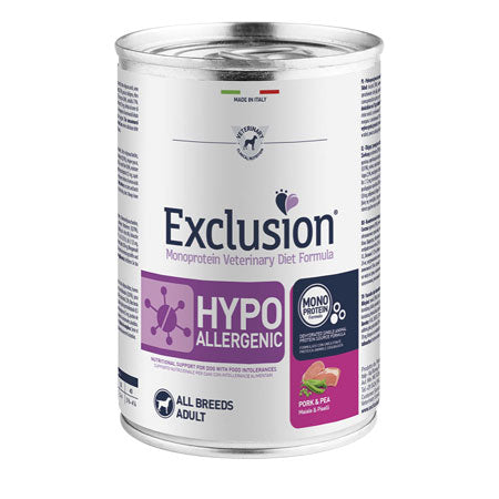 Exclusion Hypo Allergenic 400g. Taglia Grande MAIALE