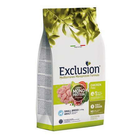 Exclusion Mediterraneo 2Kg Cani Adulti di piccola Taglia