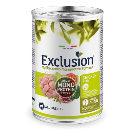 Exclusion Mediterraneo 400g. Pollo